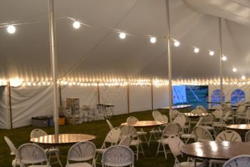 Where to rent LIGHTING TENT 4 GLOBE STRING in Arlington TX